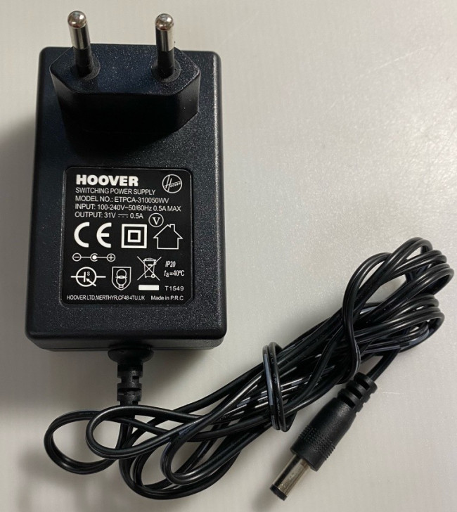 Адаптер питания ETPCA-310050WV для пылесоса HOOVER