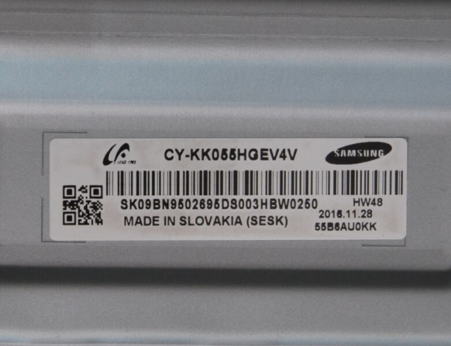 Подложка в сборе с подсветкой CY-KK055HGEV4V