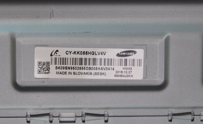 Подложка в сборе с подсветкой CY-KK055HGLV4V