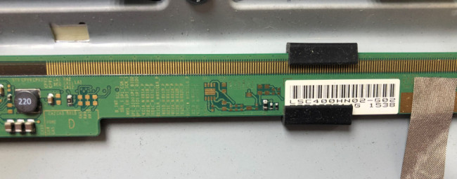 LSC400HN02-G02 15Y_40FF11MB7S4LV0.2 Rev0.0 матрица