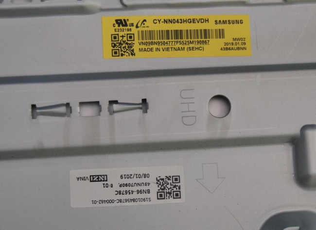 Подложка в сборе с подсветкой CY-NN043HGEVDH