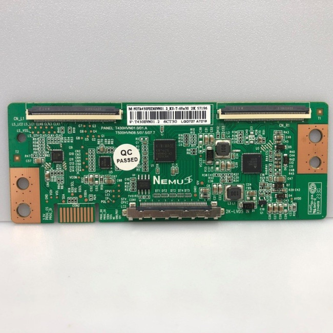 t-con T430HVN01.2 T430HVN01.0/01A T500HVN08.5/07.5/07.7 для телевизора HARTENS HTY-43F06W-VZ