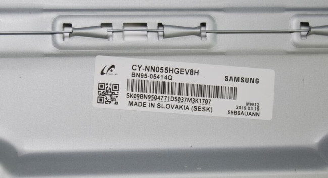 Подложка в сборе с подсветкой CY-NN055HGEV8H BN96-05414Q