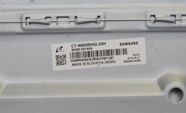 Подложка в сборе с подсветкой CY-NN055HGLV6H