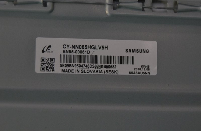 CY-NN065HGLV5H BN95-00061D модуль в сборе с подсветкой и отражателями