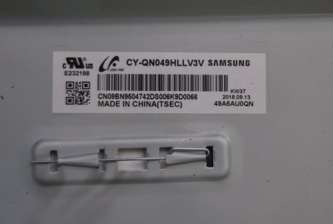 CY-QN049HLLV3V модуль в сборе с подсветкой и отражателями