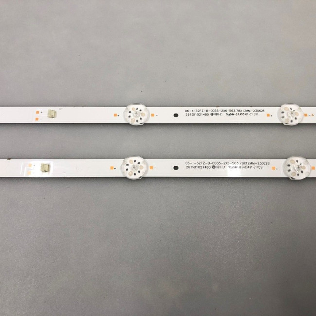 Подсветка 06-1-32FZ-B-0D35-2X6-563.78X12MM-230628 261501021480 для телевизора Hartens HTA-32HDR11B-HH24 Подсветка 06-1-32FZ-B-0D35-2X6-563.78X12MM-230628 261501021480 для телевизора Hartens HTA-32HDR11B-HH24